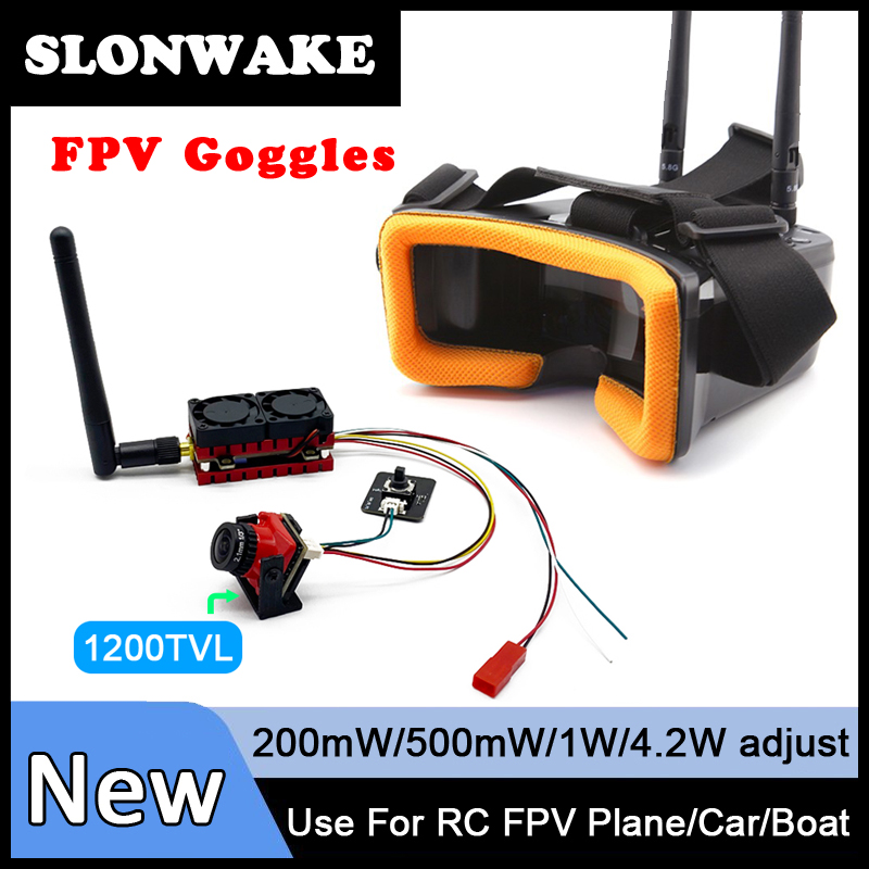Fpv Goggles Headset - SLONWAKE 5,8G 48CH 4,2 Вт VTX-передатчик
