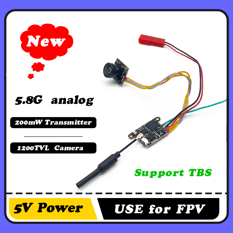 Drone Rc Remote - SLONWAKE 5,8G 1200TVL FPV камера VTX