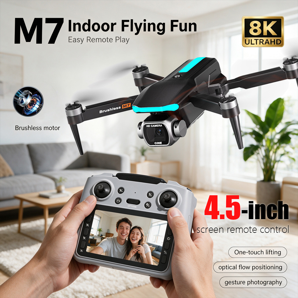 Drone Rc Foldable - Новый профессиональный радиоуправляемый дрон M7 с