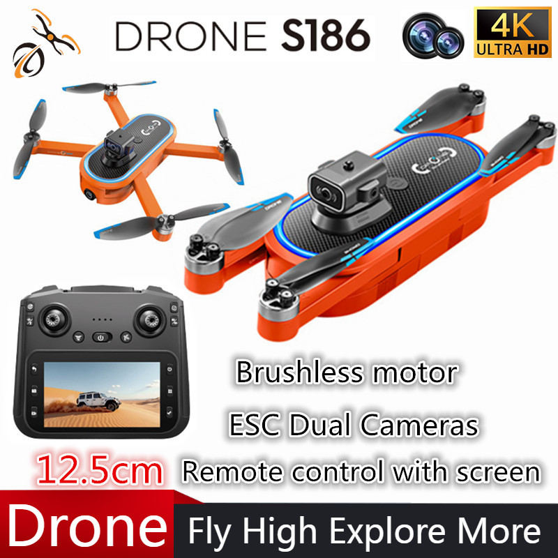 Дрон S186 2025 года, профессио – обзор и цена Drone Rc Foldable