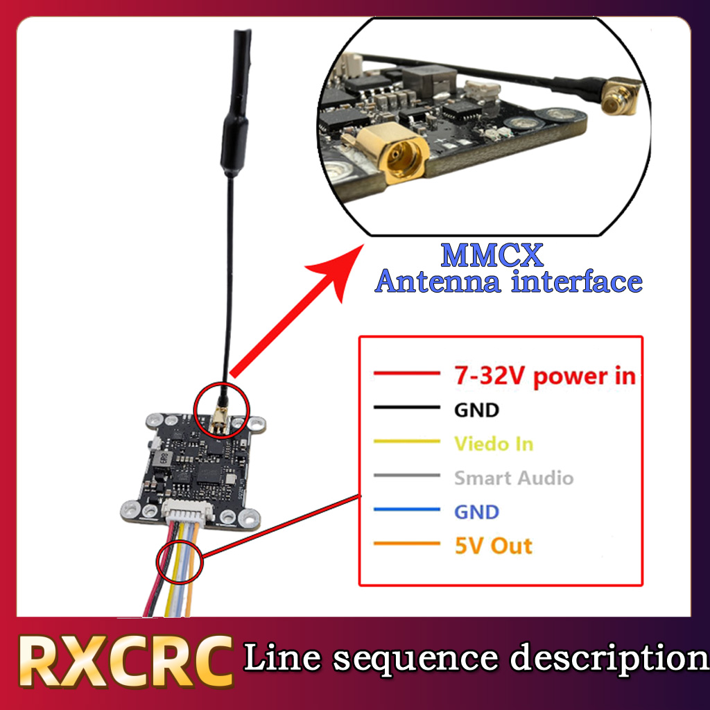 RXCRC 5,8G модуль 48 каналов 1 – обзор и цена Drone Rc Remote