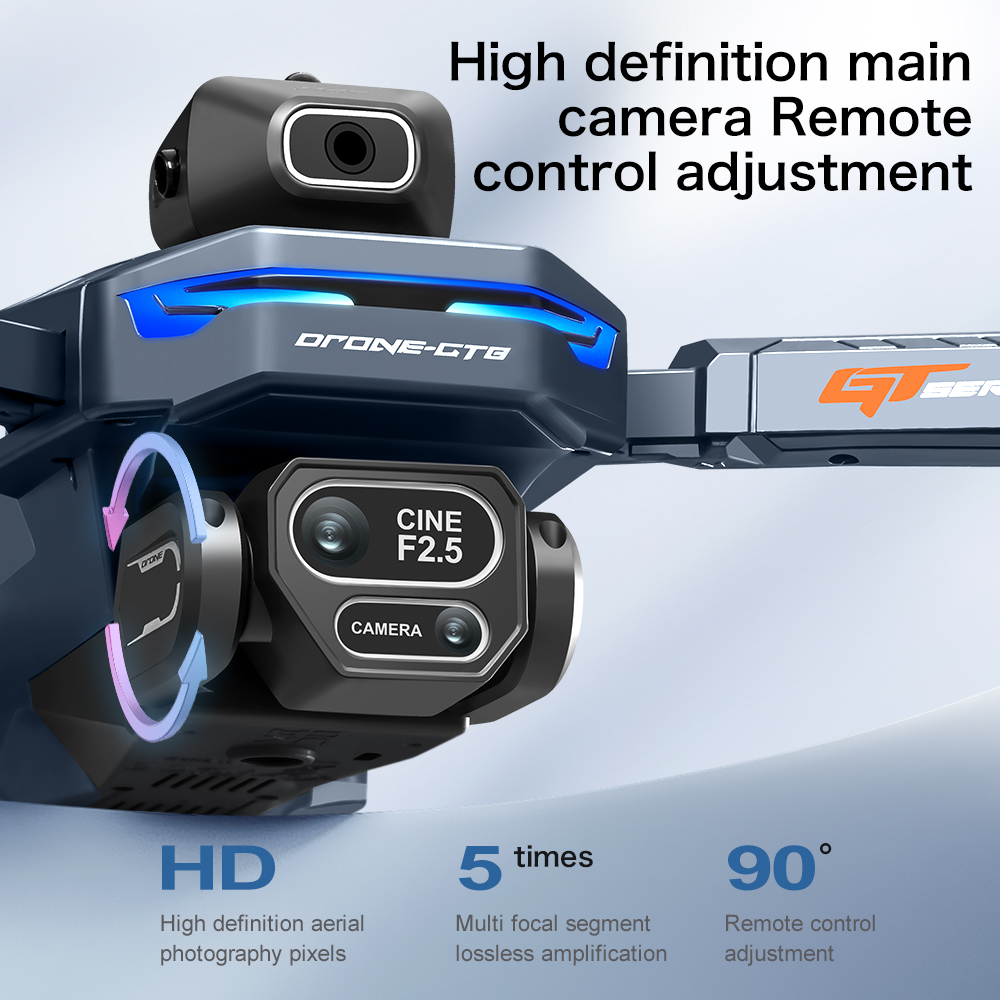 НОВЫЙ Дрон GT8 HD RC с двумя п – обзор и цена Drone Rc Foldable