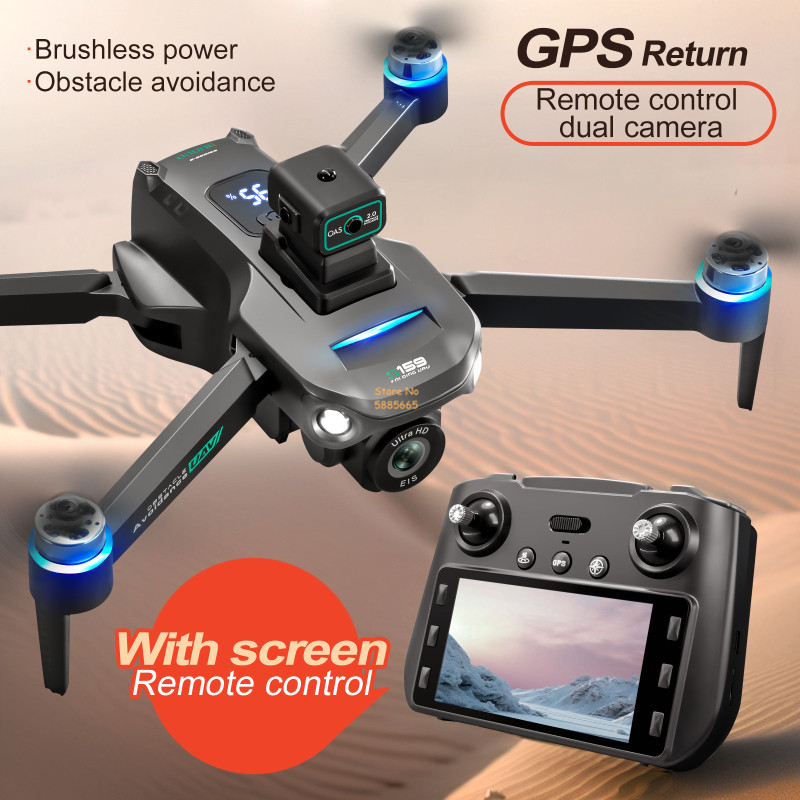 Двойная камера 8K, 5G, WIFI, F – обзор и цена Drone Rc Gps