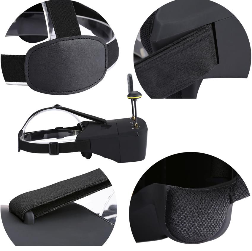 EV800D 5,8G 40CH 5-дюймовая ви – обзор и цена Fpv Goggles Headset