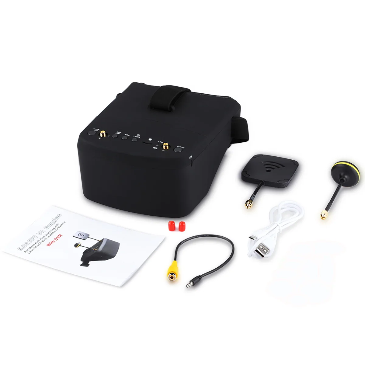 EV800D 5,8G 40CH 5-дюймовая ви – обзор и цена Fpv Goggles Headset
