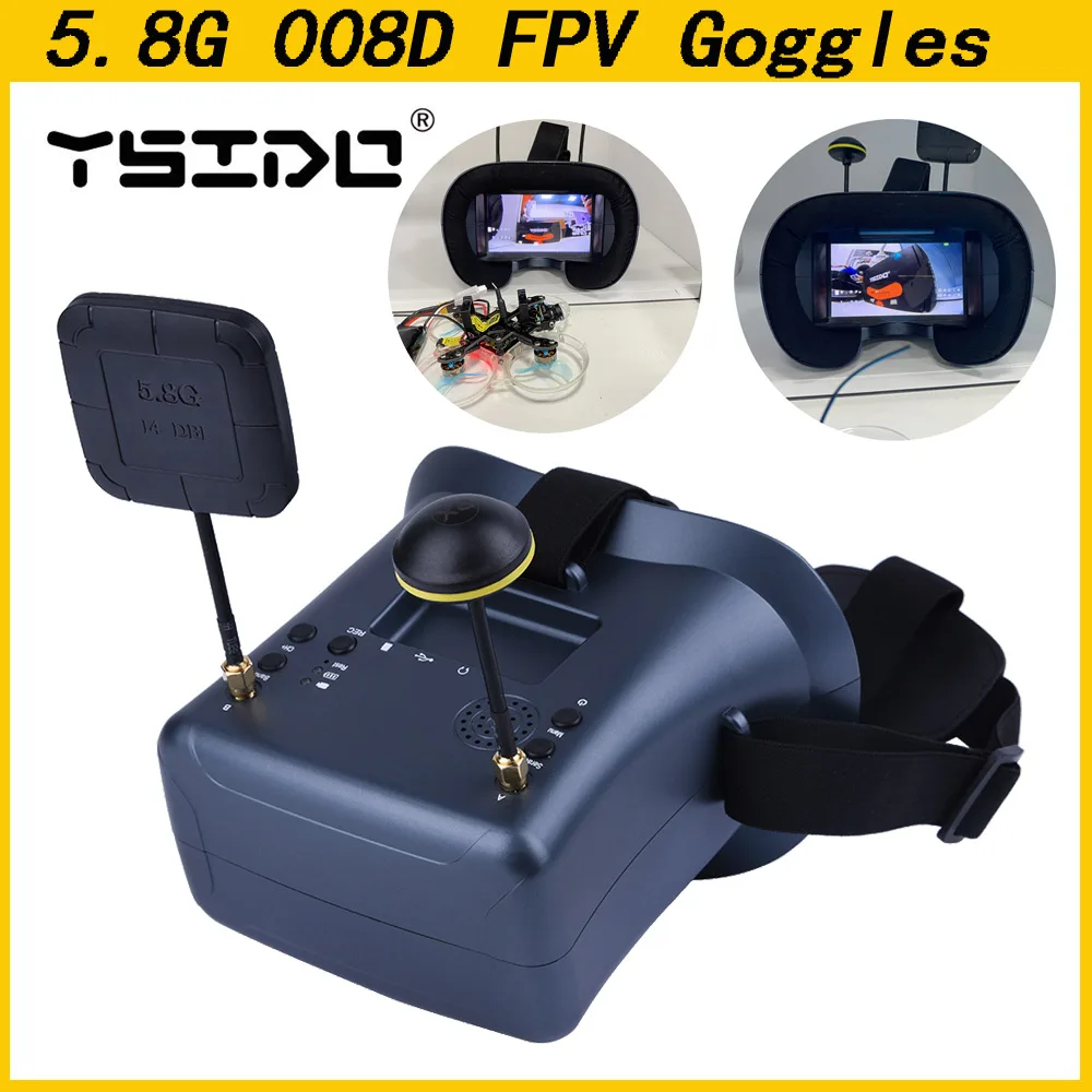 5,8G 40CH 4,3-дюймовая видеога – обзор и цена Fpv Goggles Headset
