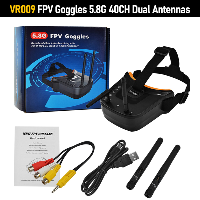 VR009 FPV-очки с 3,0-дюймовым  – обзор и цена Fpv Goggles Headset