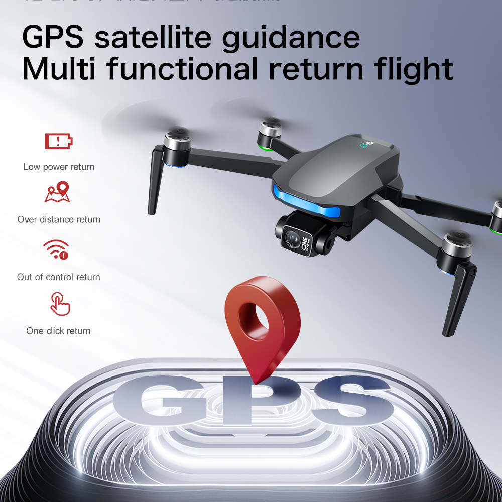Новый дрон S-X1 MAX с GPS, 8K, – обзор и цена Drone Rc Gps
