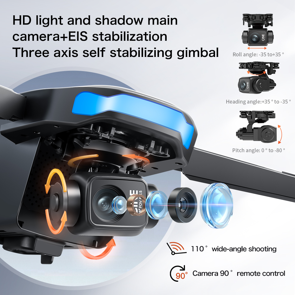 Новый дрон S-X1 MAX с GPS, 8K, – обзор и цена Drone Rc Gps