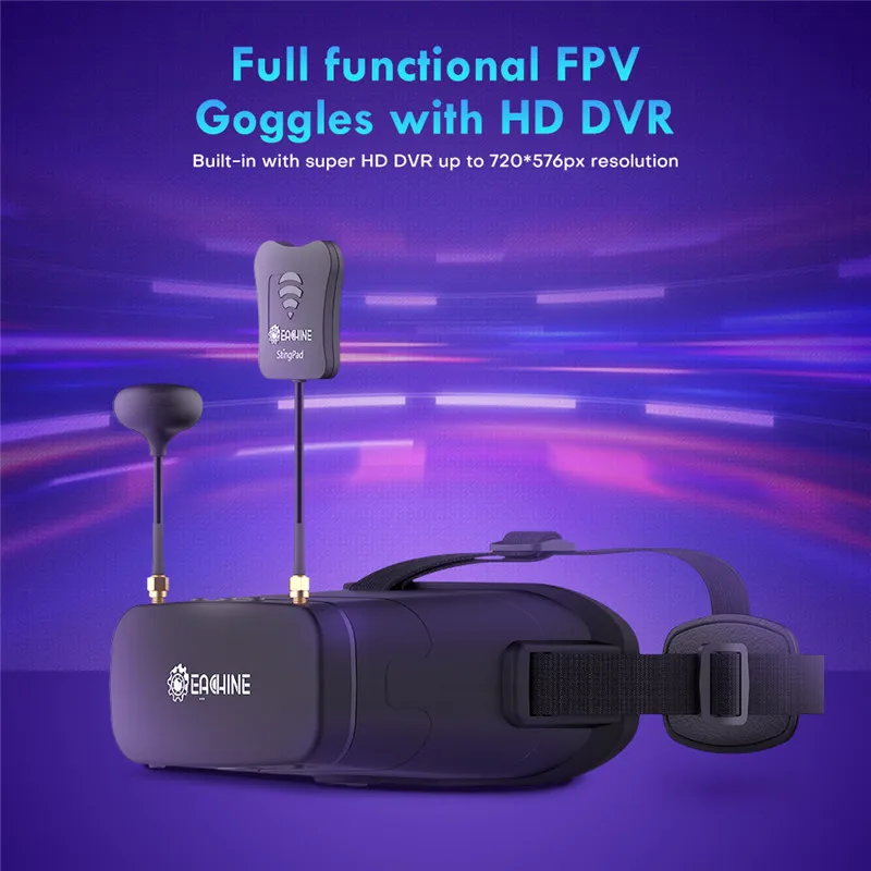 FPV-очки SmCpEachine EV800DM с – обзор и цена Fpv Goggles Headset